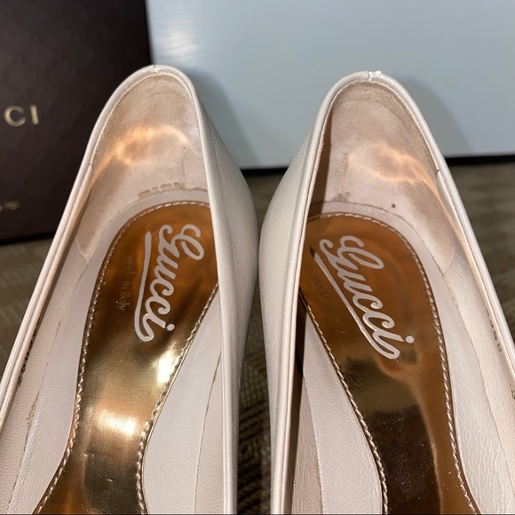 Authentic nude Gucci pumps - Picture 9 of 12